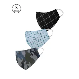 JBN Creation Kids Pack of 3 Reusable 3-Ply Self Design Cloth Mask-picture-26