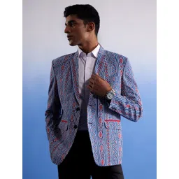 jbn creation Men Printed Single Breasted Casual Blazer-picture-44