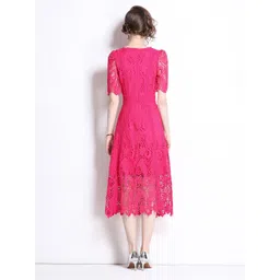 JC Collection A-Line Midi Dress image 4