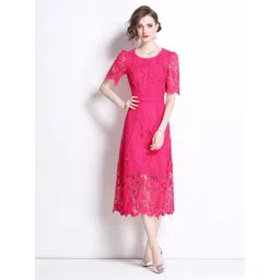 JC Collection A-Line Midi Dress image 5