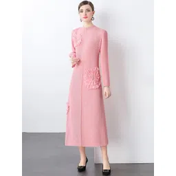 JC Collection Applique A-Line Midi Dress-picture-17