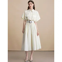 JC Collection Embellished Embroidered A-Line Midi Dress-picture-21