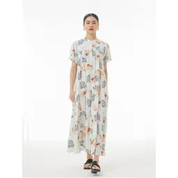 JC Collection Floral Printed Tiered Maxi Dress-picture-36