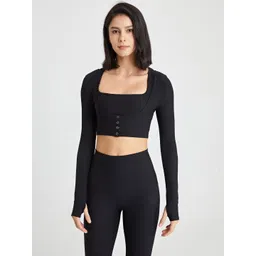 JC Collection Lightweight Crop Training or Gym Open Front Jacket-picture-29