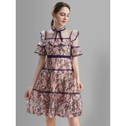 JC Collection Pink Floral Dress-picture-13