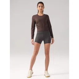 JC Collection Round Neck Long Sleeves Opaque Top-picture-37