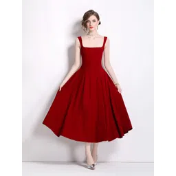 JC Collection Women A-Line Midi Dress-picture-18