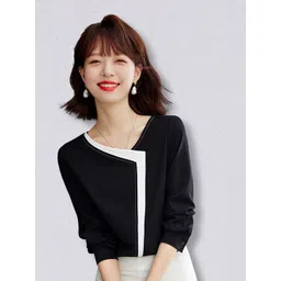 JC Collection Women Black Solid Polyester Top-picture-32