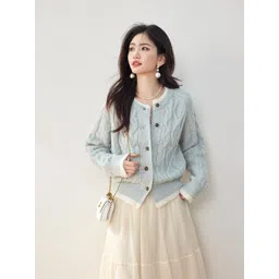 JC Collection Women Cable Knit Cardigan-picture-21