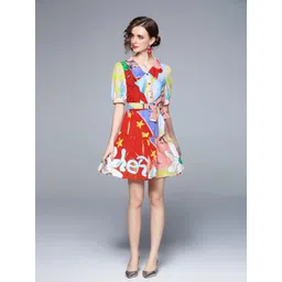 JC Collection Women Multicoloured Printed Dress-picture-15