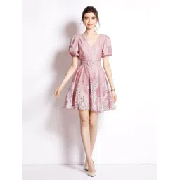 JC Collection Women Pink Floral Dress-picture-31