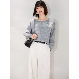 JC Collection Women Pullover with Embellished Detail-picture-31