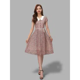 JC Collection Women Red Floral Dress-picture-10