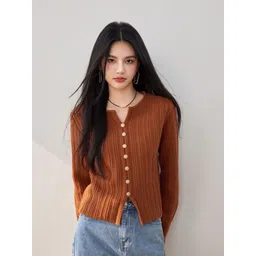 JC Collection Women Striped Cardigan-picture-11