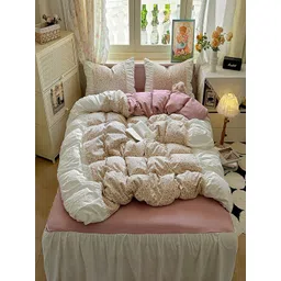 JC HOME 4 Piece Double Queen Regular Bedding Set-picture-27