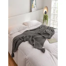 JC HOME Grey AC Room Single Bed Blanket-picture-24