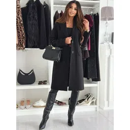 JC Mode Notched Lapel Longline Overcoat-picture-27