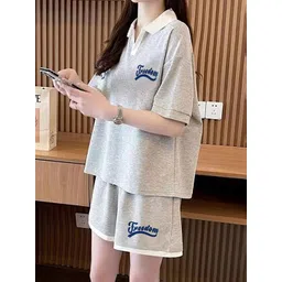 JC Mode Printed Tshirt With Shorts Co-Ords-picture-22