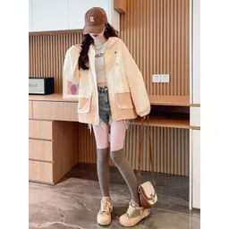 JC Mode Women Hooded Long Sleeves Front-Open Sweatshirt-picture-28