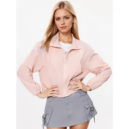 JC Mode Women Mock Collar Solid Casual Biker Jacket-picture-37