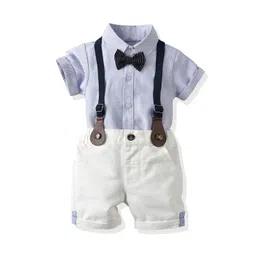 JC SPARKLE Boys Striped Shirt with Shorts-picture-51