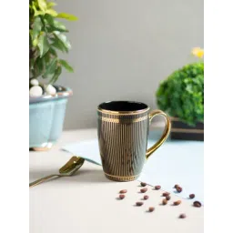 JCPL Solid Black Ceramic Coffee Mug (350 ml)-picture-29