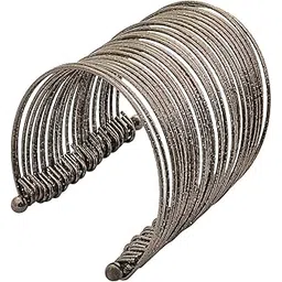 jdx Black Adjustable Bangles Cuff Bracelet for Women and Girls-picture-31