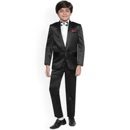 Jeetethnics Boys Black Solid Clothing Set-picture-18