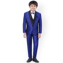 Jeetethnics Boys Blue Single-Breasted Regular Fit Party Suit-picture-40