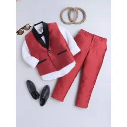 Jeetethnics Boys Checked 3-Pcs Suits-picture-49