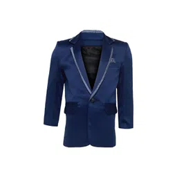 Jeetethnics Boys Navy Blue Single-Breasted Blazer-picture-34