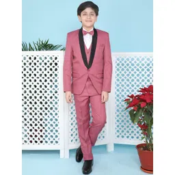 Jeetethnics Boys Single-Breasted Five-Piece Party Suit-picture-36