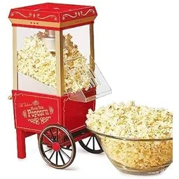 JEJIME Electric Popcorn Machine for Home | 1200W Automatic Popcorn Maker | Vintage Hot Air Popcorn Popper | Oil-Free, Stylish & Compact Popcorn Appliance for Kids, Parties & Kitchen Use-picture-39