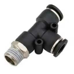 JELPC 1/2 Inch Run Tee Connector with Male Thread 6x1/2-picture-36