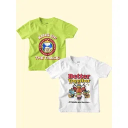 JEMBER Kids-Boys Pure Cotton Bio Finish Tshirts-picture-58