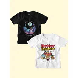 JEMBER Kids-Boys Pure Cotton Bio Finish Tshirts-picture-36