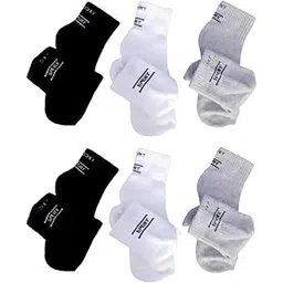 jemox UNAAR Mix Plain Socks - Classic and Versatile Design for Men and Women, Soft Fabric Ensures Comfort and Long-Lasting Use, Perfect for Everyday Wear – Pack of 5-picture-32