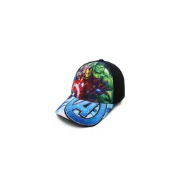 JENNA Boys Black & Green Printed Baseball Cap-picture-45