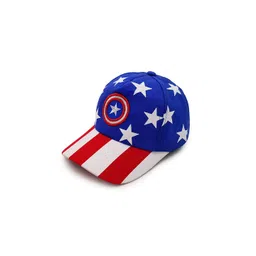 JENNA Kids-Boys Captain America Printed Cotton Baseball Cap-picture-18
