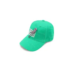 JENNA Unisex Kids Green Embroidered Baseball Cap-picture-11