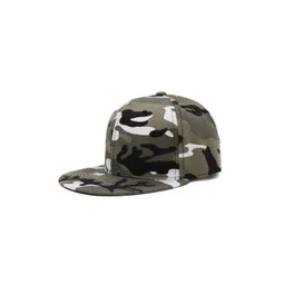 JENNA Unisex Printed Adjustable Snapback Cap With Flat Brim-picture-19