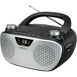 Jensen CD485BK Boombox CD AM/FM Stereo Radio (Black)-picture-32