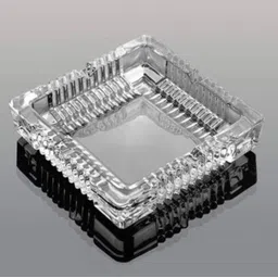 jeny enterprise Square Cigarette Clear New Glass Ash Tray And Table Top Showpiece Clear Glass Ashtray-picture-13