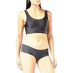 jeoga Women's Disposable Nonwoven Underwear Ladies Briefs Paper Printing Panties for Travel Hotel Spa Hospital Stays Emergencies Black/White Combo Pack of 20 pcs-picture-52