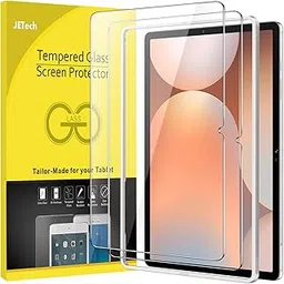 JETech Screen Protector for Samsung Galaxy Tab S10 Plus 2024/Tab S9 Plus/Tab S9 FE Plus 2023 12.4-Inch, with Easy Installation Frame, Tempered Glass Film, HD Clear, 2-Pack-image-32