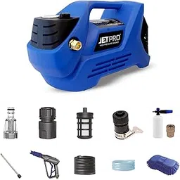 Jetpro X150 High Pressure Car Washer Machine 2200 Watts, Pressure 150 Bar, 10 L/Min Flow Rate, Adjustable Pressure Control Feature, 8 Meters Outlet Hose Pipe with 1L Snow Foam Canon & Sponge-picture-19