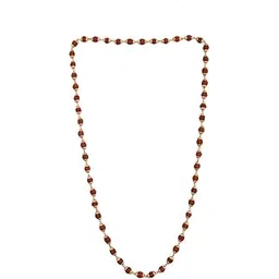 jewar mandi RUDRAKSH MALA Shiva God Gold Plated rudraksh mala Chain Long 28 inches 6805-picture-48