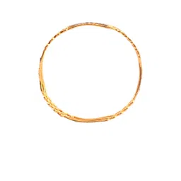 Jewar Mandi Set Of 2 Gold-Plated White CZ Studded Bangles-image-16