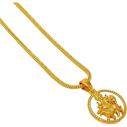 JewarHaat Durga Mata Ji Chain With Circle Locket Daily Use Jewelry for Men Women, Boys Girls, Unisex-picture-26