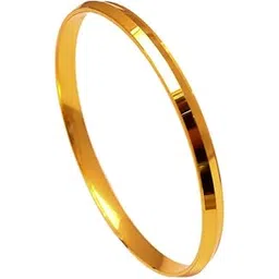 JewarHaat Punjabi Sikh Kada Brass & Copper Daily Use Gold Plated Jewelry for Men & Boys-picture-11
